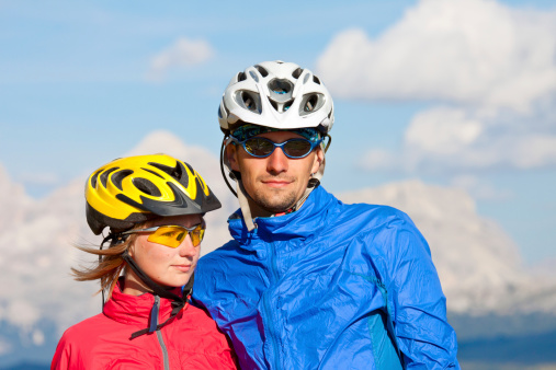 Mountain Biking Couple