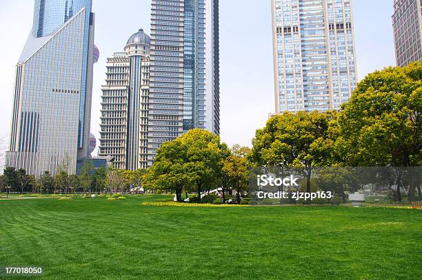 上海の芝生と建物 - 全景のストックフォトや画像を多数ご用意 - 全景, アジア大陸, オフィスビル