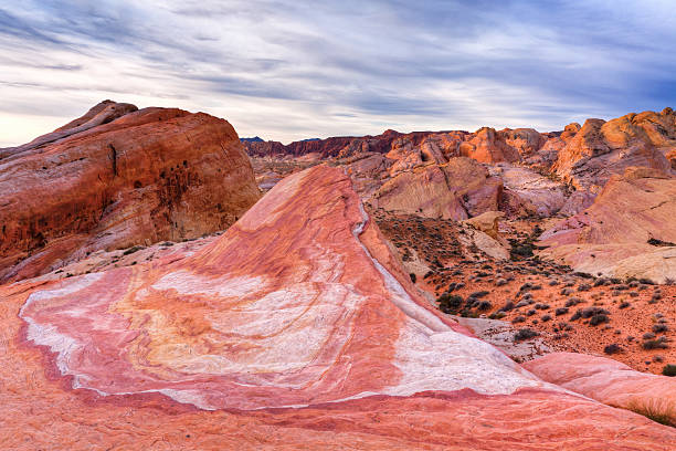 istock Mojave Desert Sandstone Rocks At Sunrise 177018105