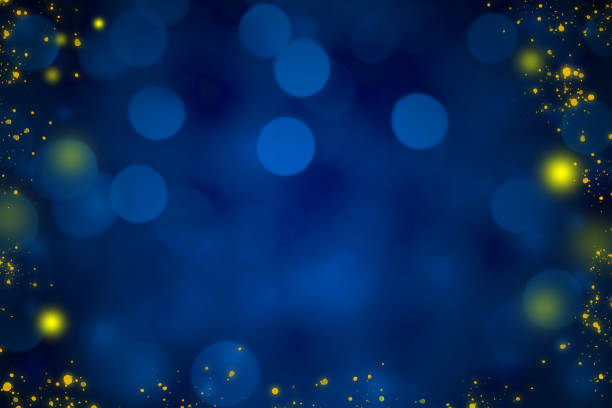 Christmas sparkling background. Beautiful bokeh lights. Space for copy. Can be used as a Christmas / New year holiday border or background.