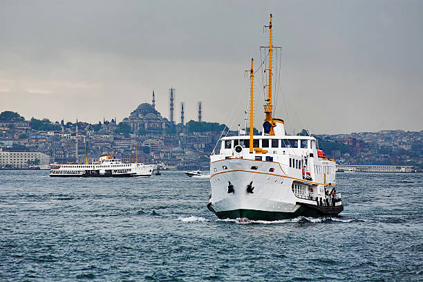 istock Passenger ships in the Golden Horn Bay, Istanbul 177018407