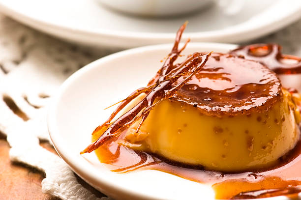 Delicious creme caramel dessert