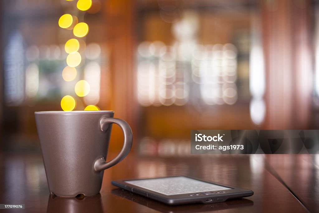 Café & luzes - Foto de stock de Bebida royalty-free