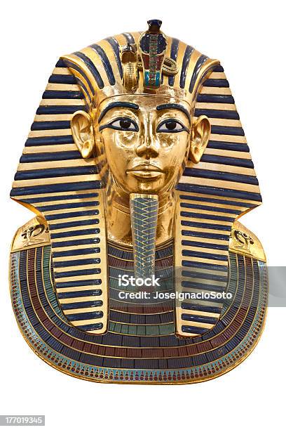 El De Tutankamónmáscara Funeraria En Blanco Foto de stock y más banco de imágenes de Máscara de la Muerte de Tutankamón - Máscara de la Muerte de Tutankamón, Tutankamón, Máscara - Disfraz
