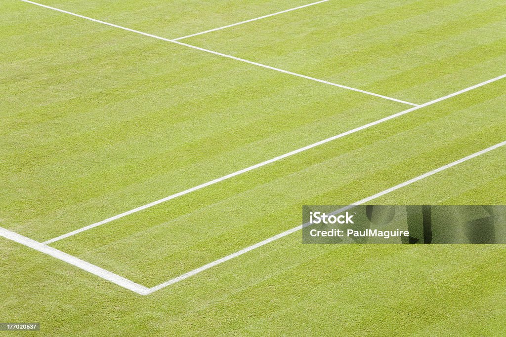 Quadra de tênis de grama - Foto de stock de Tênis - Esporte de Raquete royalty-free