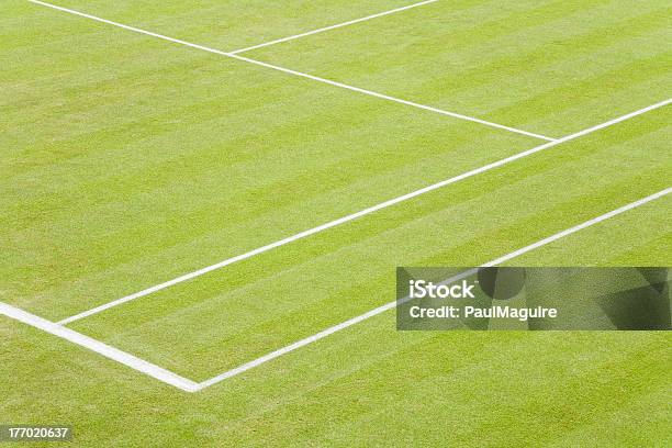 Relva Court De Ténis - Fotografias de stock e mais imagens de Ténis - Desporto com Raqueta - Ténis - Desporto com Raqueta, Quadra desportiva, Wimbledon