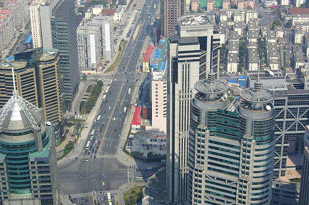 istock Shanghai city overlooking the 177020719