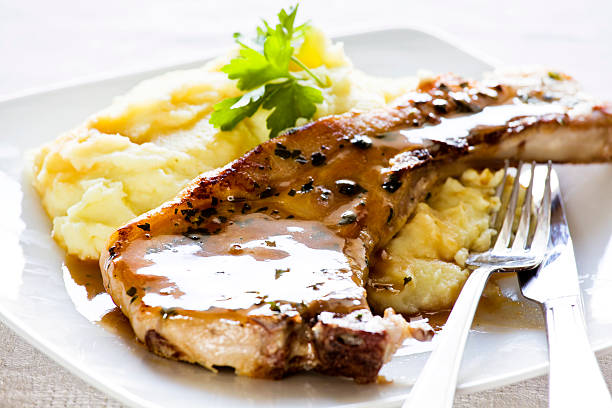 istock Tasty Pork Chop 177021180