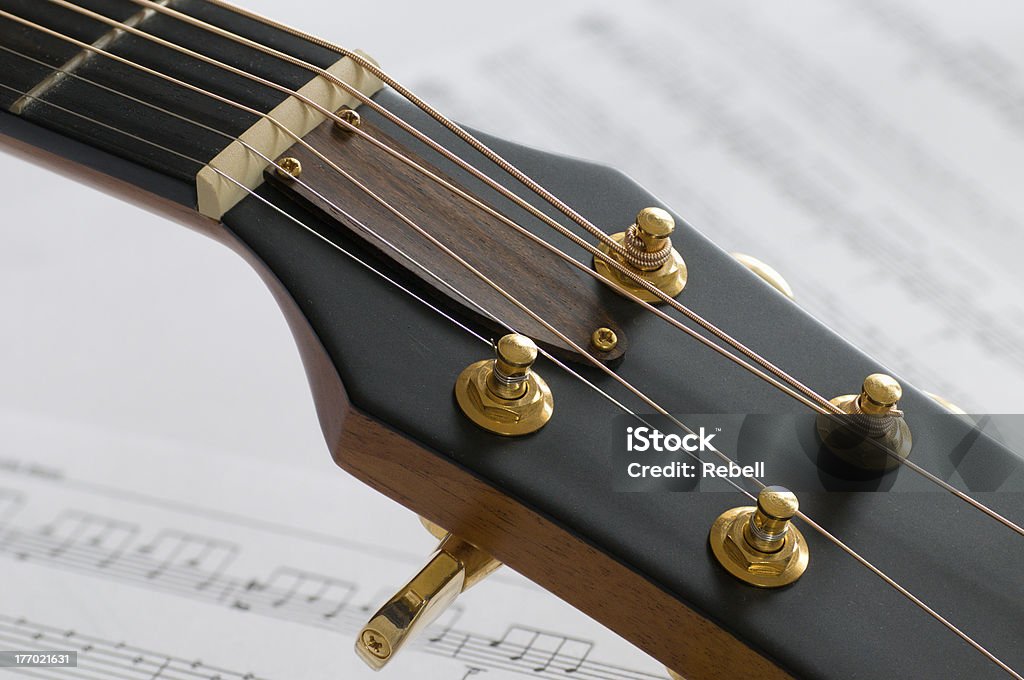Gitarrenkopf - Foto de stock de Fotografia - Imagem royalty-free