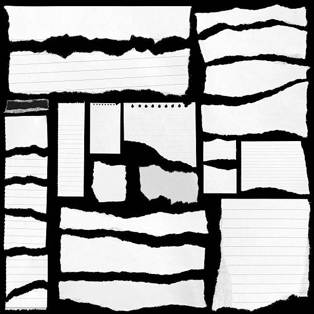istock Set of torn paper design template 177022980