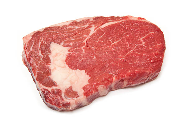 istock Rib Eye steak isolated on a white studio background. 177024351