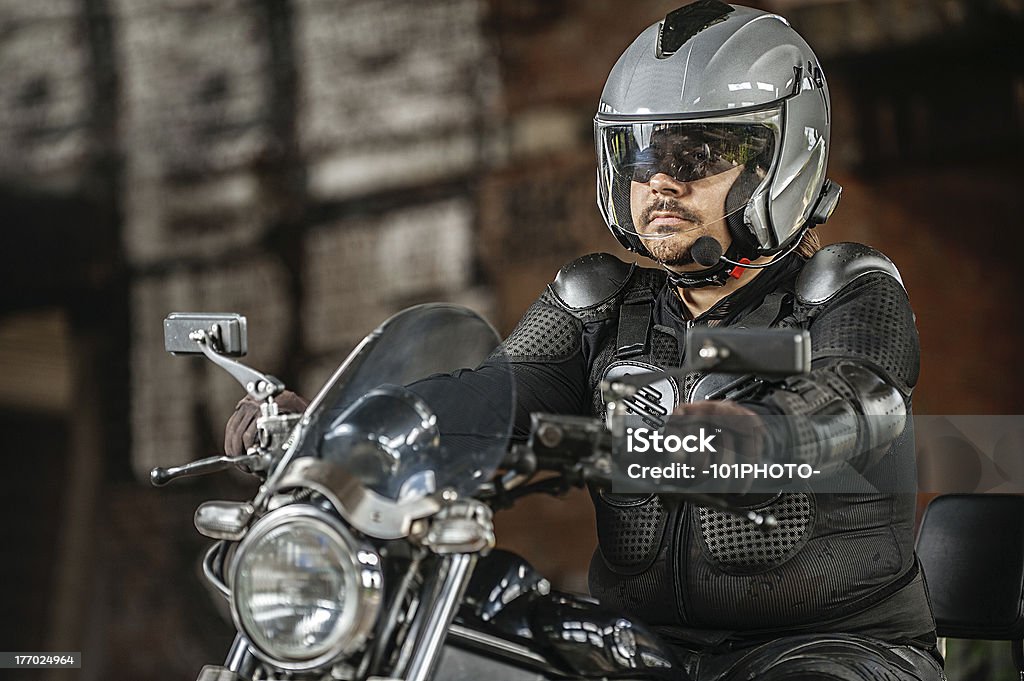 Valientes rider - Foto de stock de Motocicleta libre de derechos