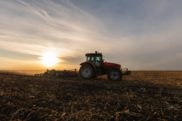 istock Farmer preparing his field in a tractor 1770258131