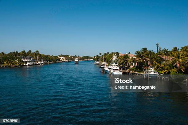 Widok Intracoastal Waterway Boca Raton Floryda Usa - zdjęcia stockowe i więcej obrazów Boca Raton