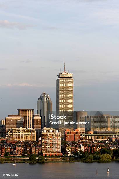 Photo libre de droit de Quartier Back Bay De Boston Avec Le Prudential Tower banque d'images et plus d'images libres de droit de Boston - Massachusetts