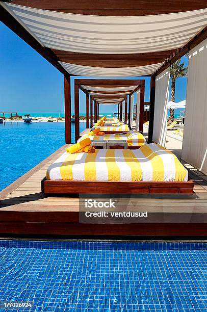 Luxury Place Resort Stock Photo - Download Image Now - Beach, Lounge Chair, No People