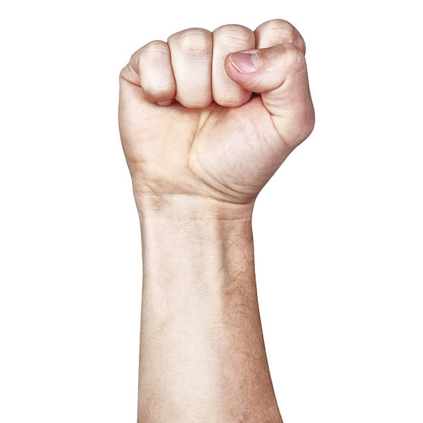 istock Hand clutched in his fist 177027347