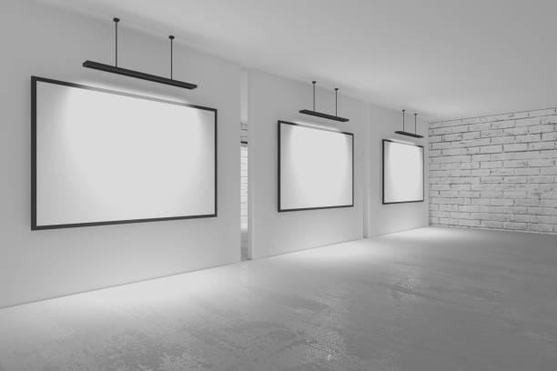 istock Gallery room with blank pictures 1770273807