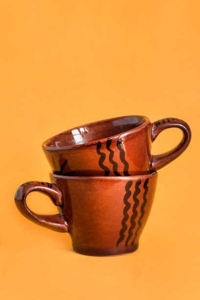 istock Coffee cups over yellow background 1770279938