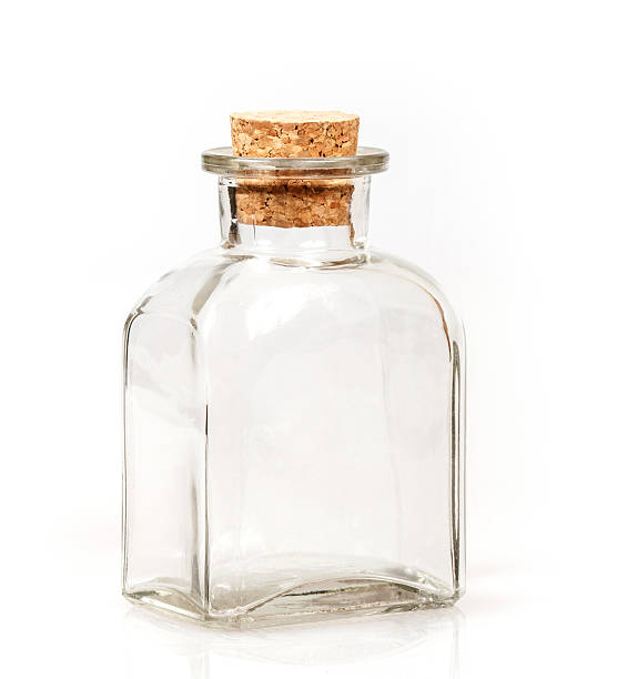 istock blank glass bottle with cork stopper 177028193
