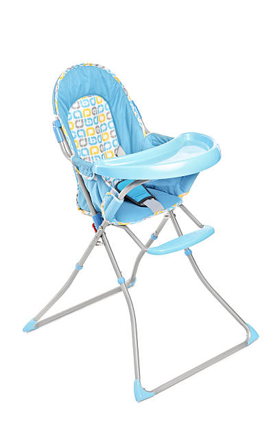 istock An empty feeding chair on a white background 177028218