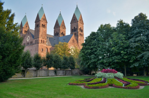 Garden and Church in Bad Homburg