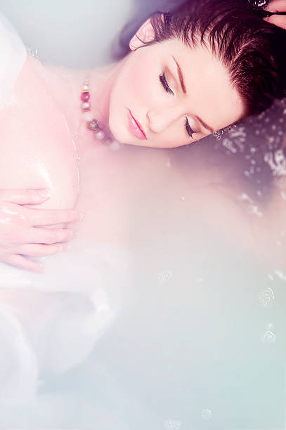istock Woman relaxing in water 177028456