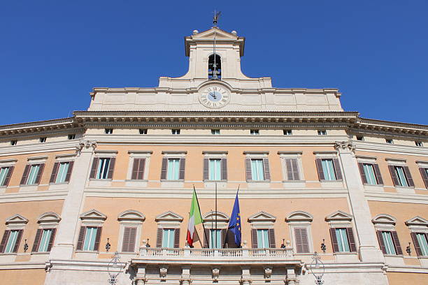 The italian Parliament stock photo