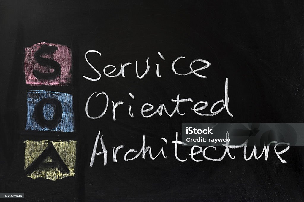 SOA-сервис-ориентированной архитектуры - Стоковые фото Обслуживание роялти-фри