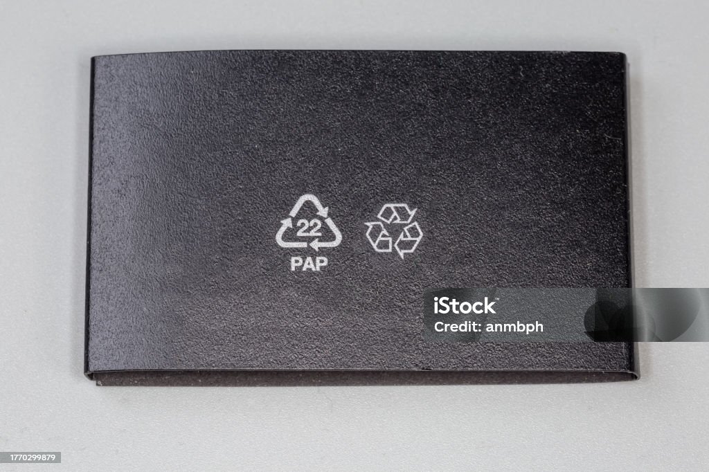 Universal Recycling Code Packaging Element With Universal Recycling Symbol And Recycling ...