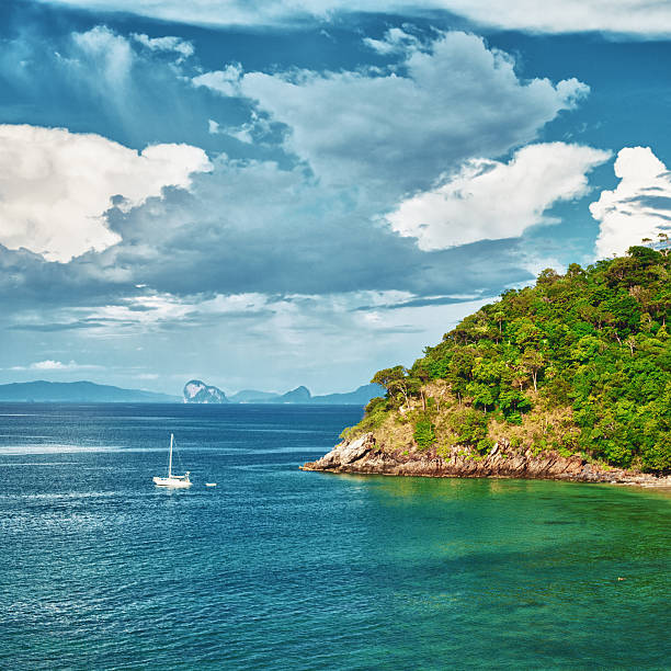 istock Yacht in the Sea 177030535