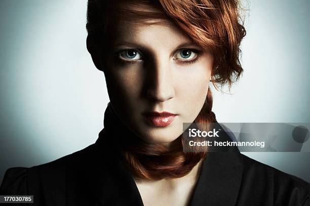 Fashion Photo Of A Beautiful Young Redhaired Woman Stock Photo - Download Image Now