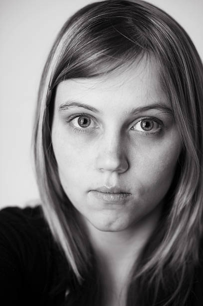istock Moody, Black and White Girl 177031105