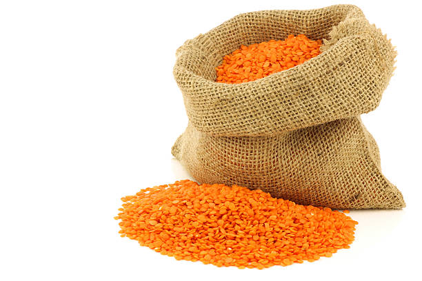 istock red lentils in a burlap bag 177031752