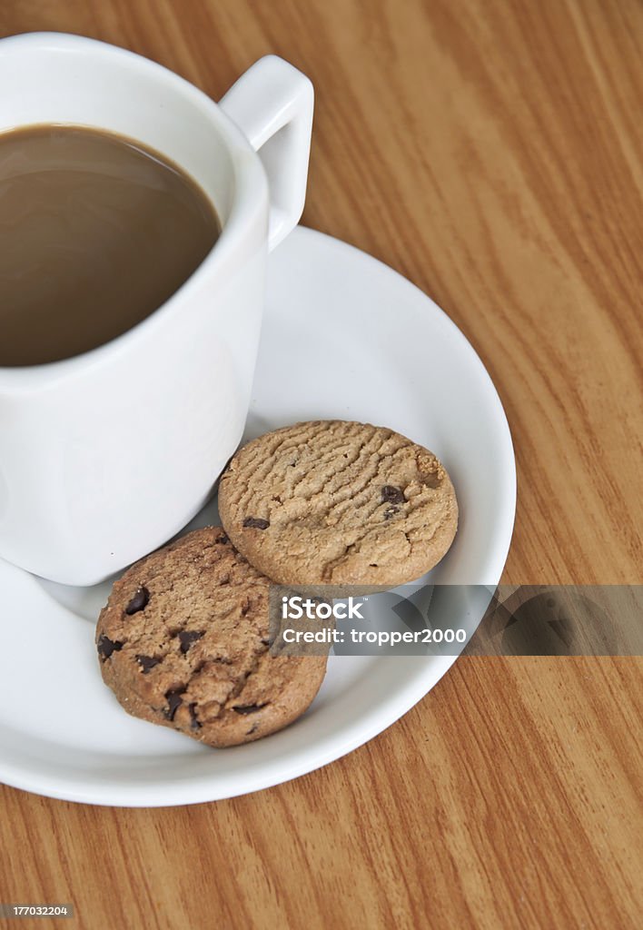 Chávena de café com cookies. - Royalty-free Alimentação Não-saudável Foto de stock