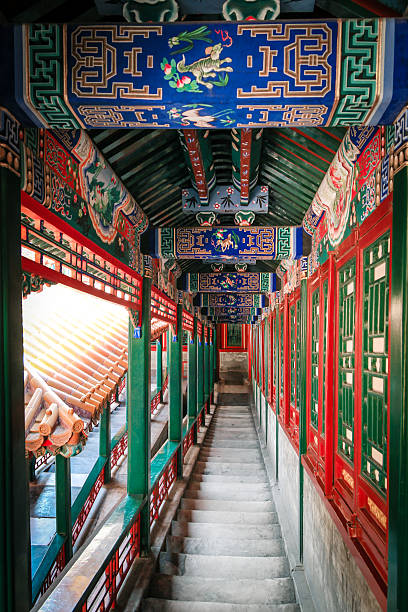 istock Hallway in Traditional Chinese Palace 177032245