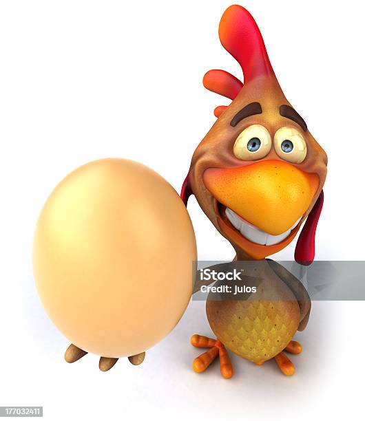 Fun Chicken Stock Photo - Download Image Now - Animal, Animal Egg, Animal Teeth