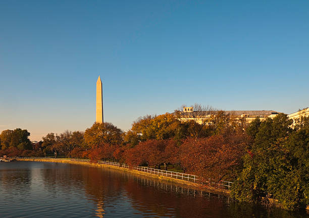 istock View of Tidal Basin and Washington Monument in Fall 177033711