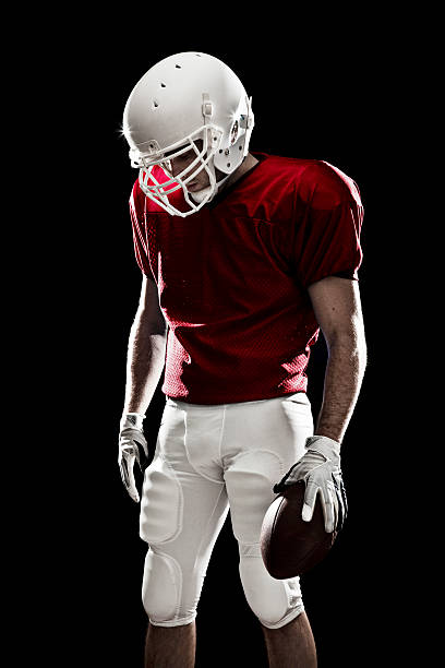 istock Football Player with a red uniform 177033904