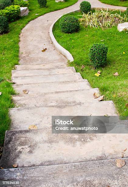 Path Stock Photo - Download Image Now - Blue, Brick, Curve