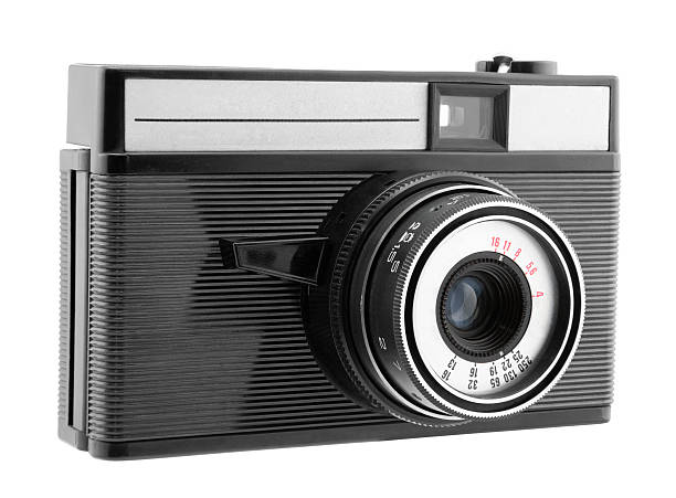 istock Old photo camera with clipping path 177034212