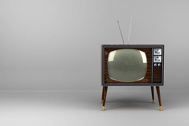 istock Wood Veneer Vintage TV 177035112