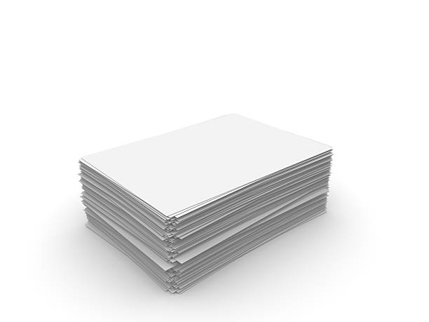 Paper sheets stock photo