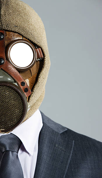 istock businessman in a gas mask 177035346