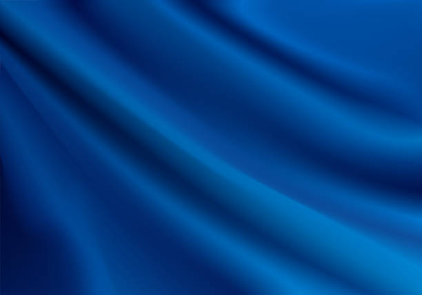 istock Silk background Design for product advertising for catalog. blue silk background. blue fabric background. smooth texture vector. 1770354433