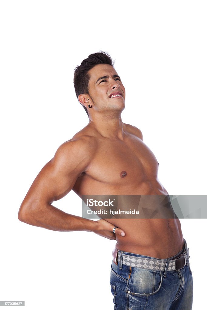 Volta a dor muscular - Foto de stock de Adulto royalty-free