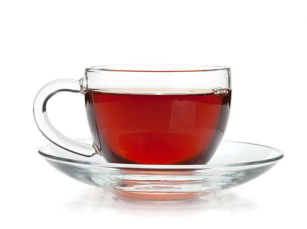 istock Black tea in glass cup 177035659