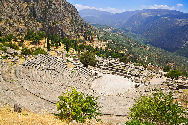 istock Ruins of the ancient city Delphi, Greece 177035691