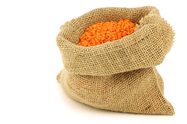 istock red lentils in a burlap bag 177035994