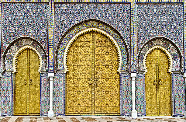 istock Golden doors of Fez Royal Palace 177036105